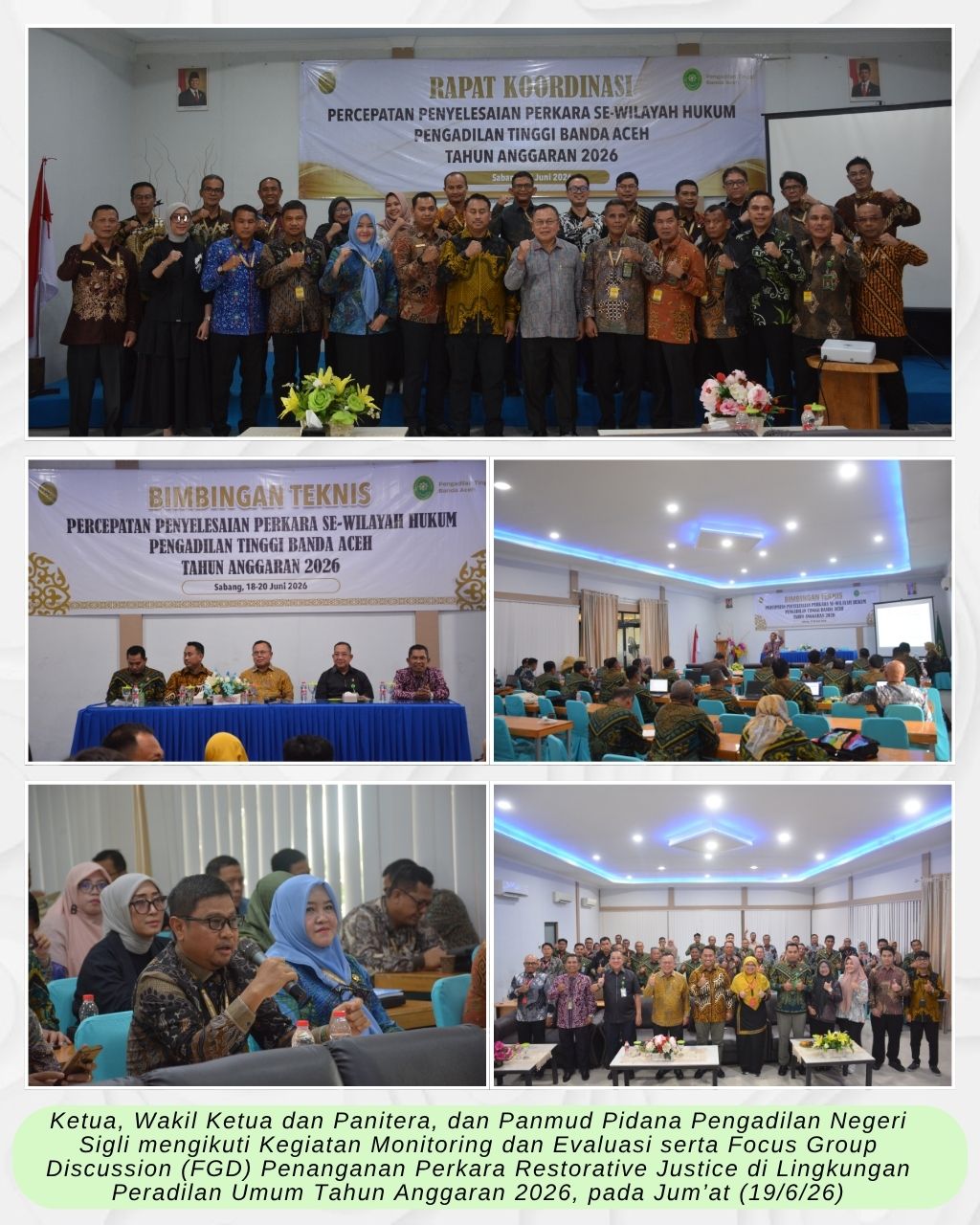 RAPAT KOORDINASI PERCEPATAN PENYELESAIAN PERKARA TAHUN ANGGARAN 2026