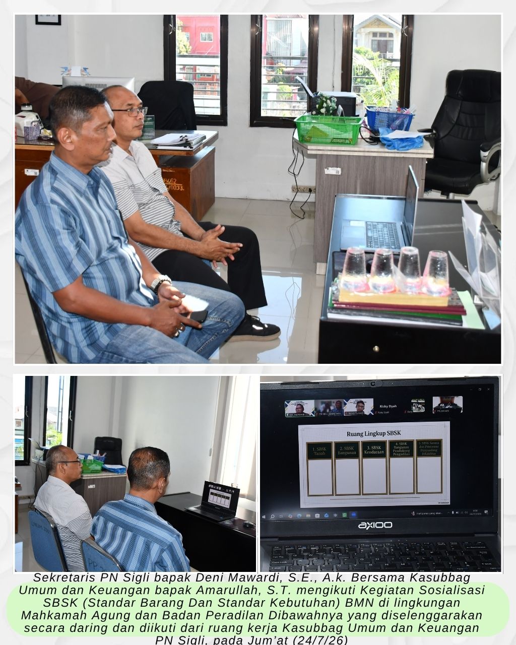 SOSIALISASI SBSK (STANDAR BARANG DAN STANDAR KEBUTUHAN) BMN