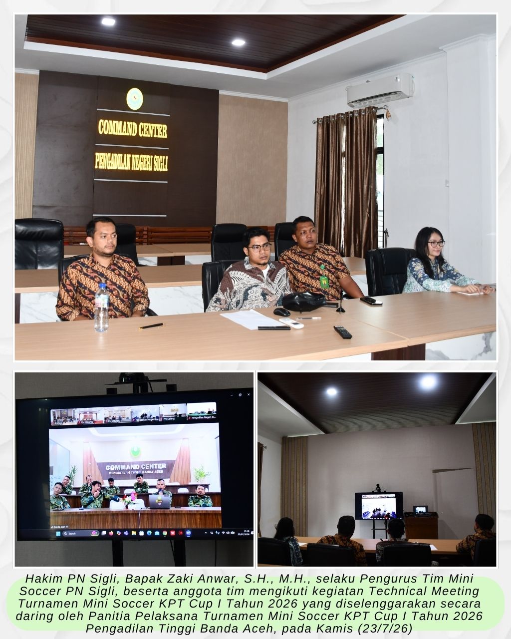 TECHNICAL MEETING TURNAMEN MINI SOCCER KPT CUP I TAHUN 2026