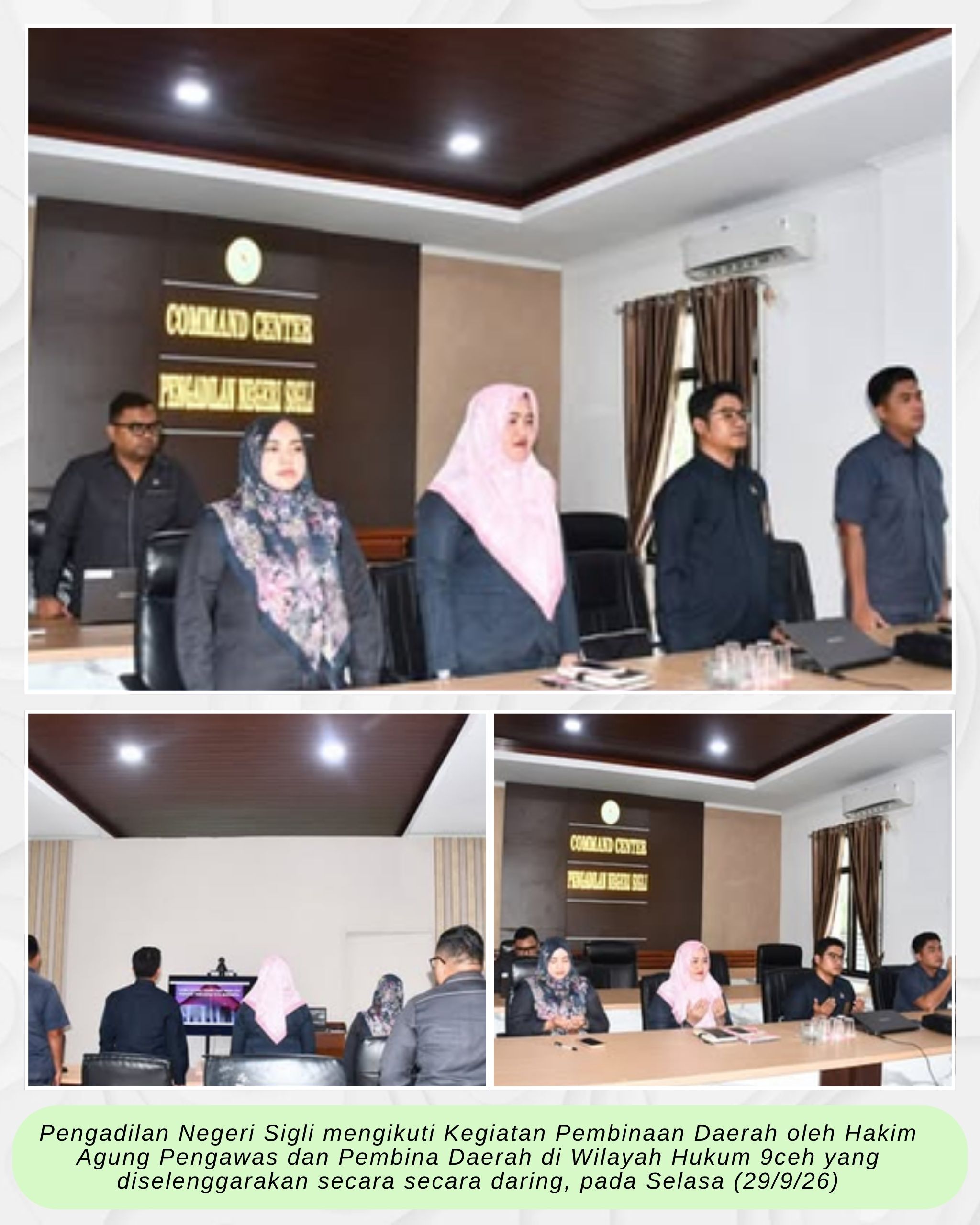 PEMBINAAN DAERAH OLEH HAKIM AGUNG PENGAWAS DAN PEMBINA DAERAH
