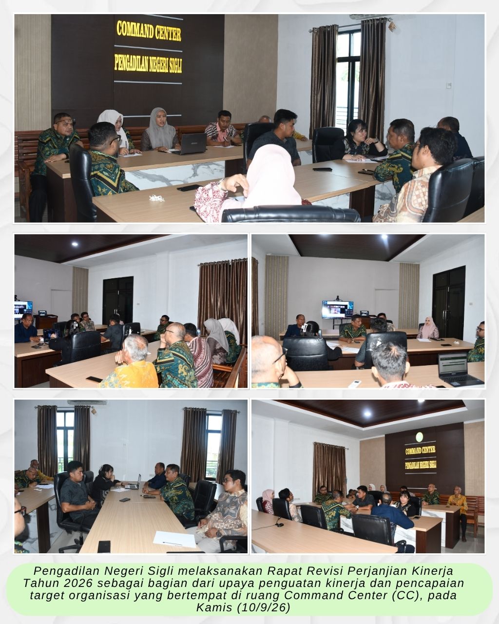RAPAT REVISI PERJANJIAN KINERJA TAHUN 2026