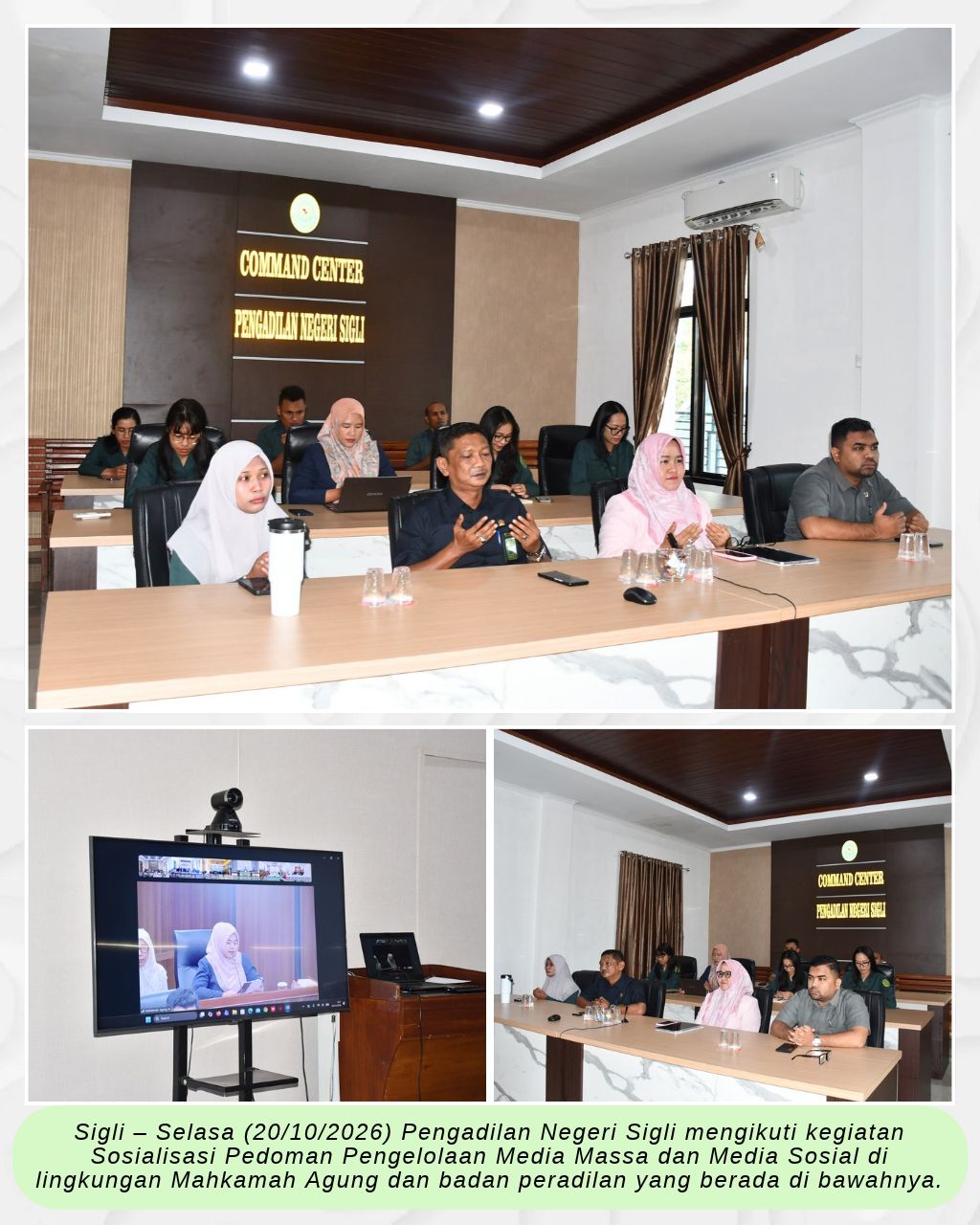 SOSIALISASI PEDOMAN PENGELOLAAN MEDIA MASSA DAN MEDIA SOSIAL